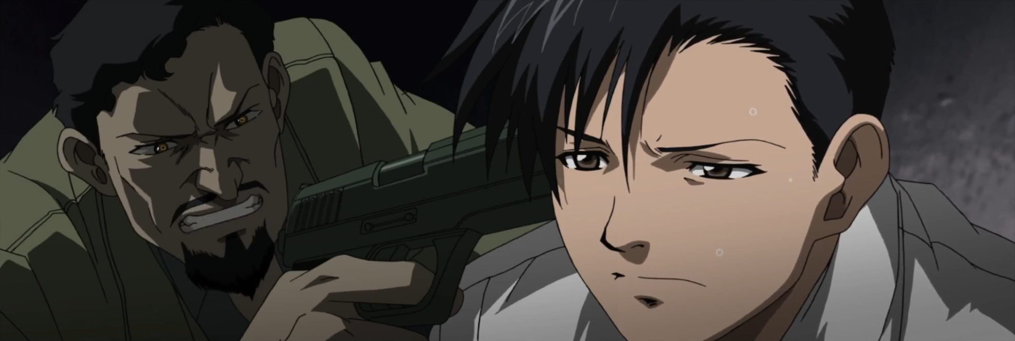 ibraha points gun at rock.png